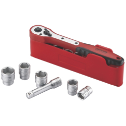 Zestaw kluczy nasadowych 1/4" Teng Tools