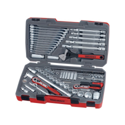 Zestaw kluczy nasadowych z chwytem 1/4", 3/8" i 1/2". Teng Tools