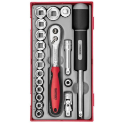 Zestaw kluczy nasadowych 3/8"