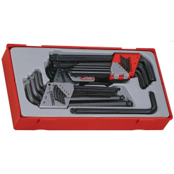 Zestaw kluczy trzpieniowych Imbus Calowe Metryczne Teng Tools