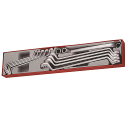 Klucze oczkowe poligonowe zestaw Teng Tools